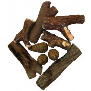 Keramické smrekove drevo a šišky
